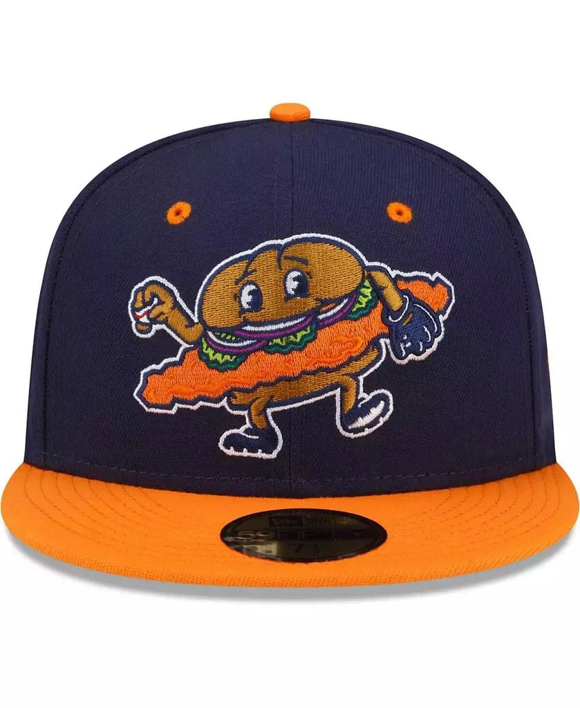 New Era Men's Navy/Orange Peoria Chiefs Theme Night 59FIFTY Fitted Hat 2