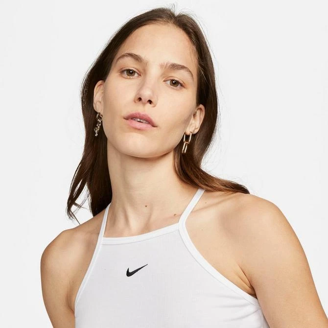 NIKE Women's Nike Sportswear Essential Ribbed Crop Tank 4