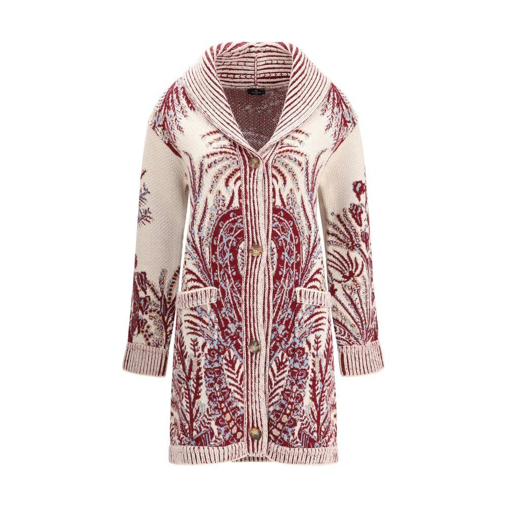 ETRO Wool and cotton maxi Women
s Cardigan 1