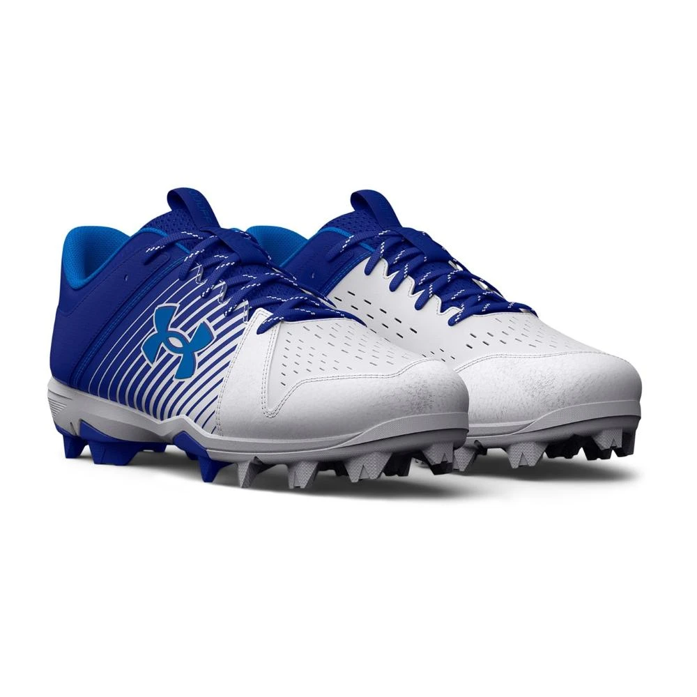 Under Armour Leadoff Men's Royal Blue White Molded Baseball Cleats ZAP293 1