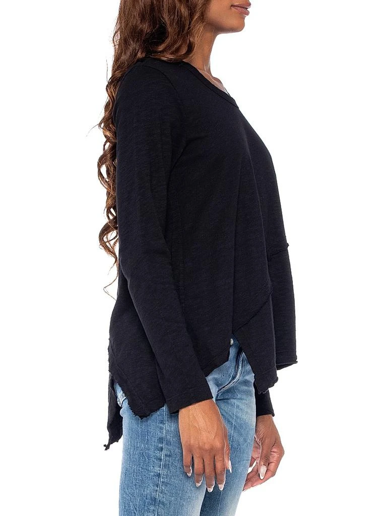 Wilt Crew Long Sleeve Easy Crossover Hem 5