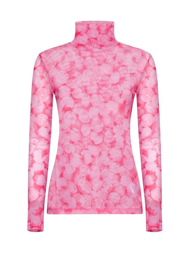 Dries Van Noten Dries Van Noten Turtleneck Sheer Top 1