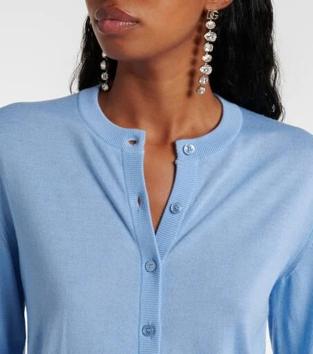 Dolce 
Gabbana DG cashmere and silk cardigan 4