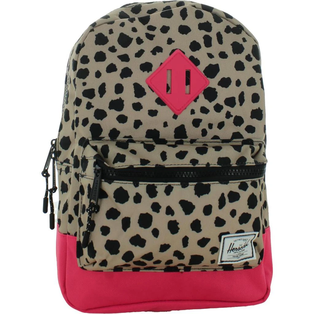 Herschel Supply Heritage Girls Canvas Leopard Print Backpack 3