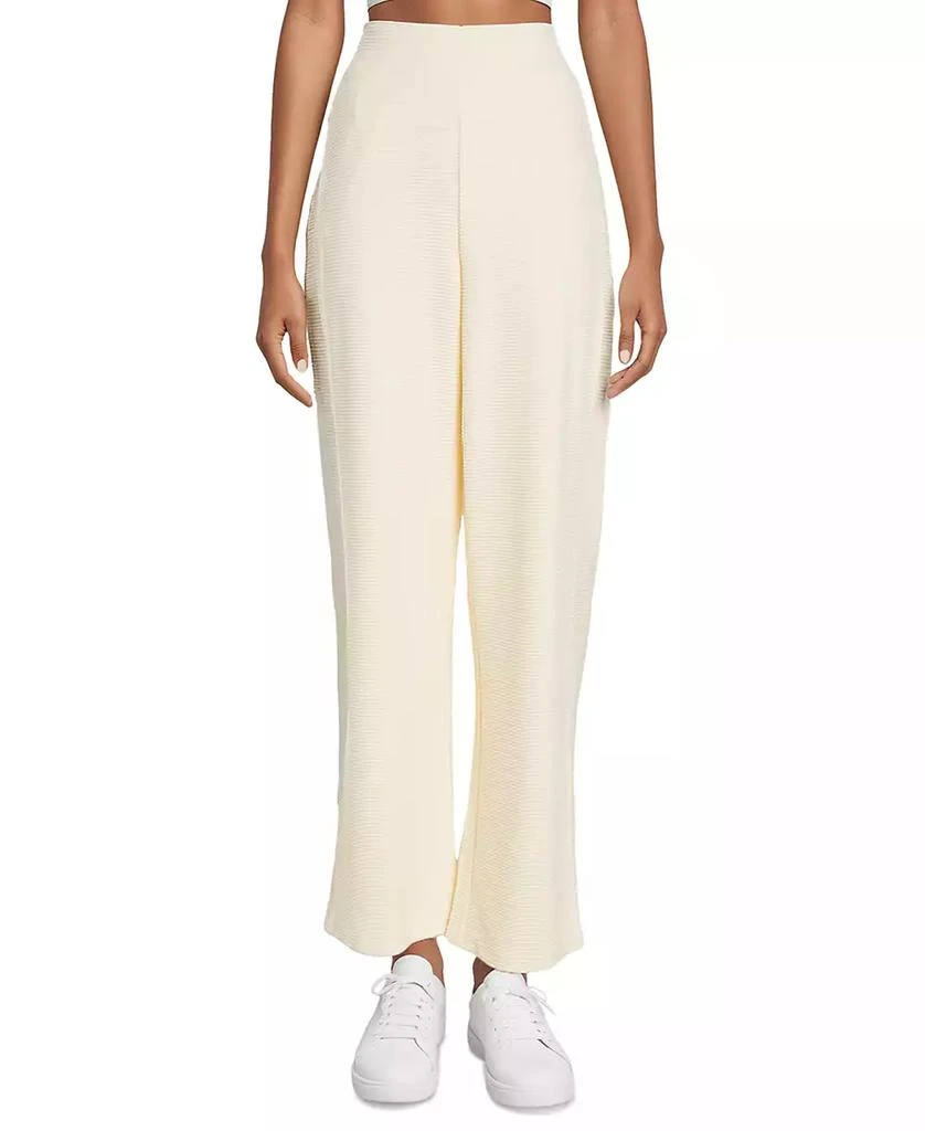 Three Dots Women's Nova Solid-Color Wide-Leg Pull-On Pants 1