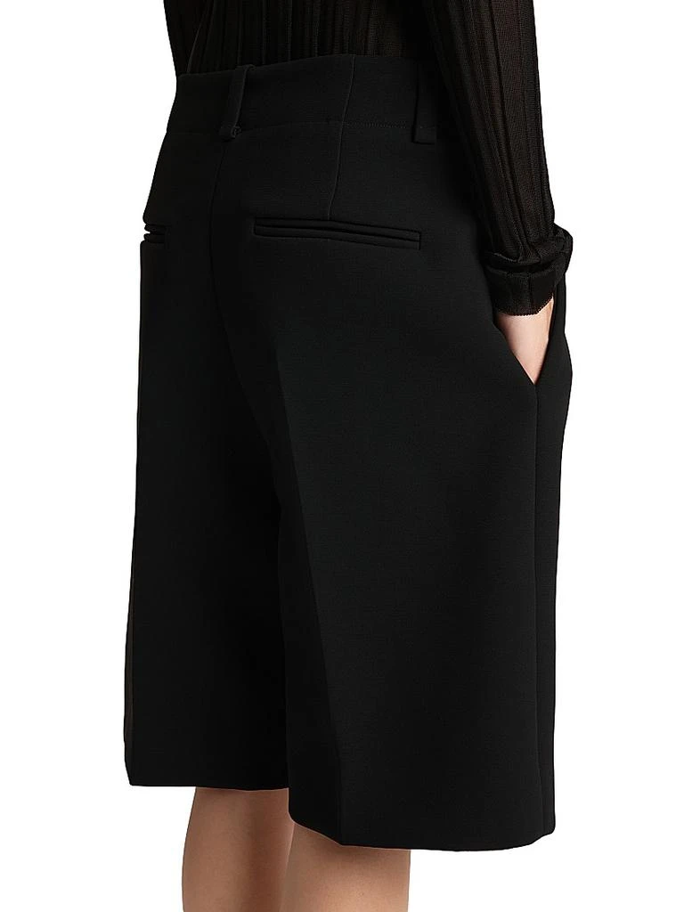 Khaite Laden Pleated Wide-Leg Shorts 6