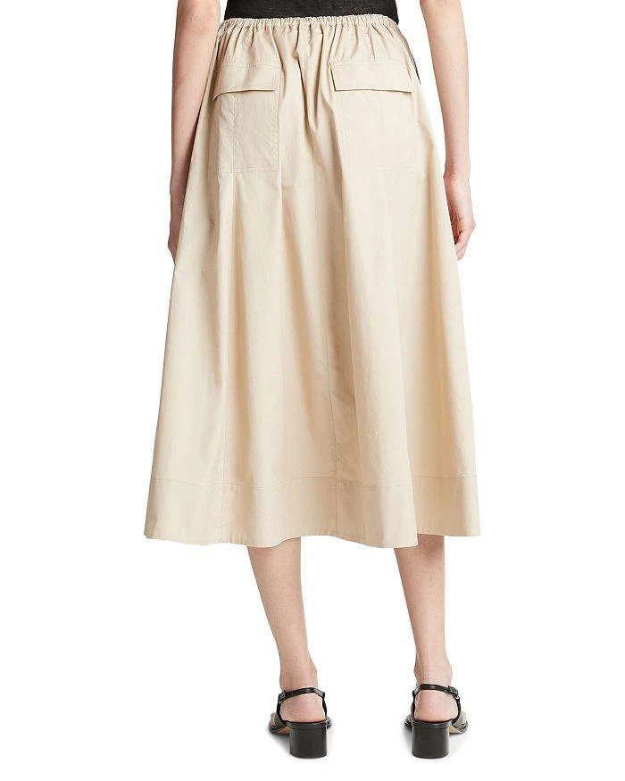 Vince Gathered Utility Midi Skirt 4