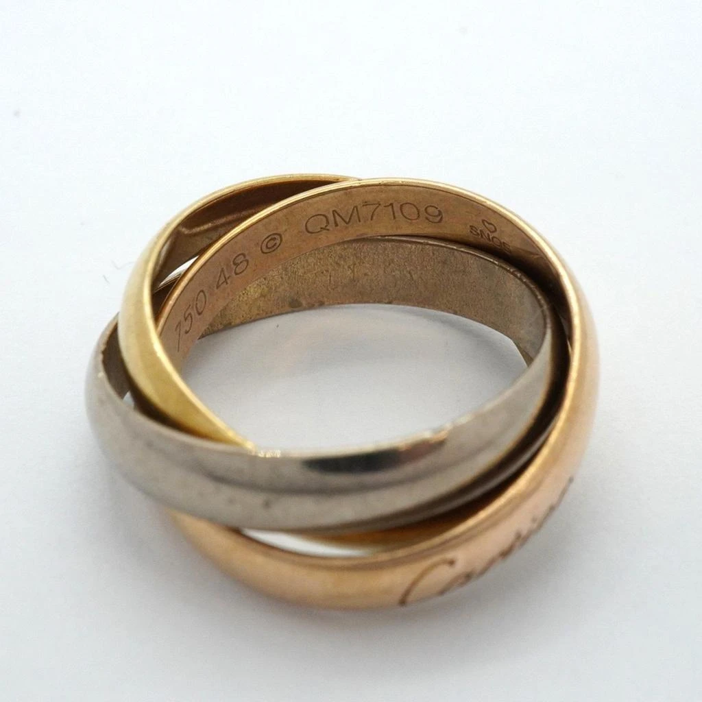 Cartier pink gold (18K) gold (18K) yellow gold (18K) Band Ring (Pre-Owned) 4