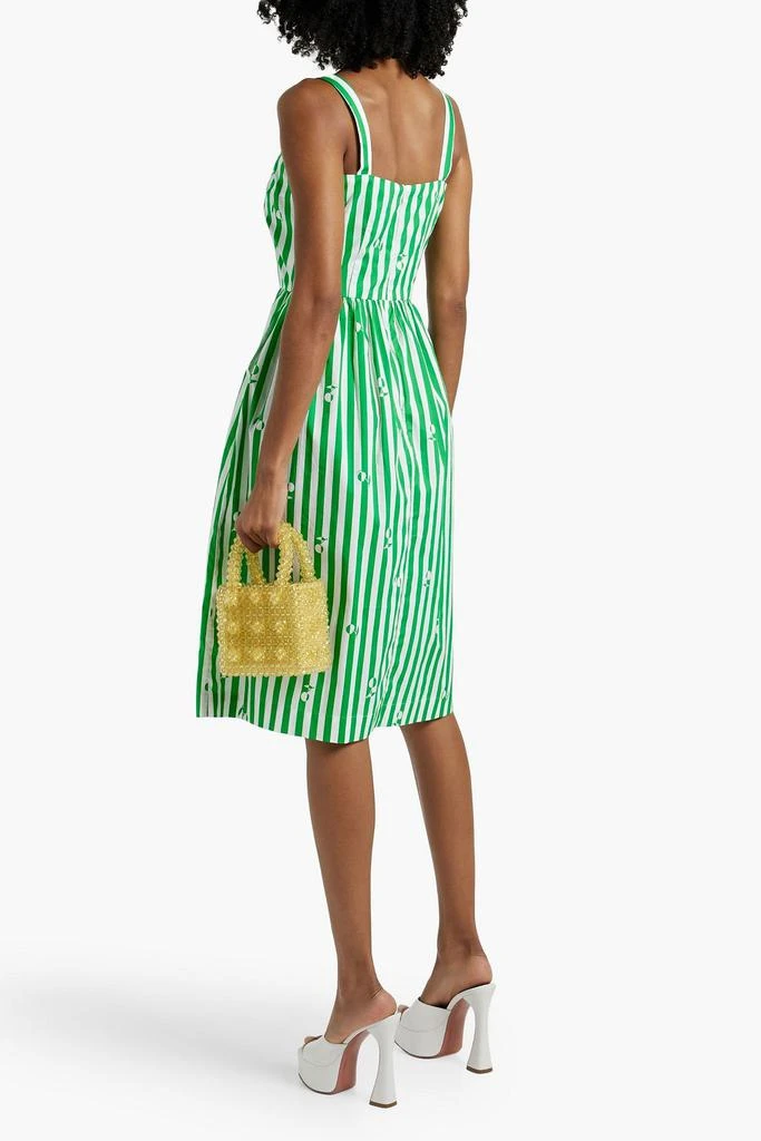 HVN Laura printed cotton-blend midi dress 3