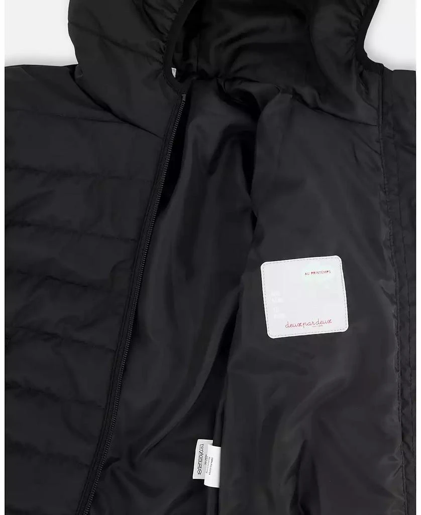 Deux par Deux Kids Unisex Quilted Mid-Season Jacket Black - Toddler|Child 4