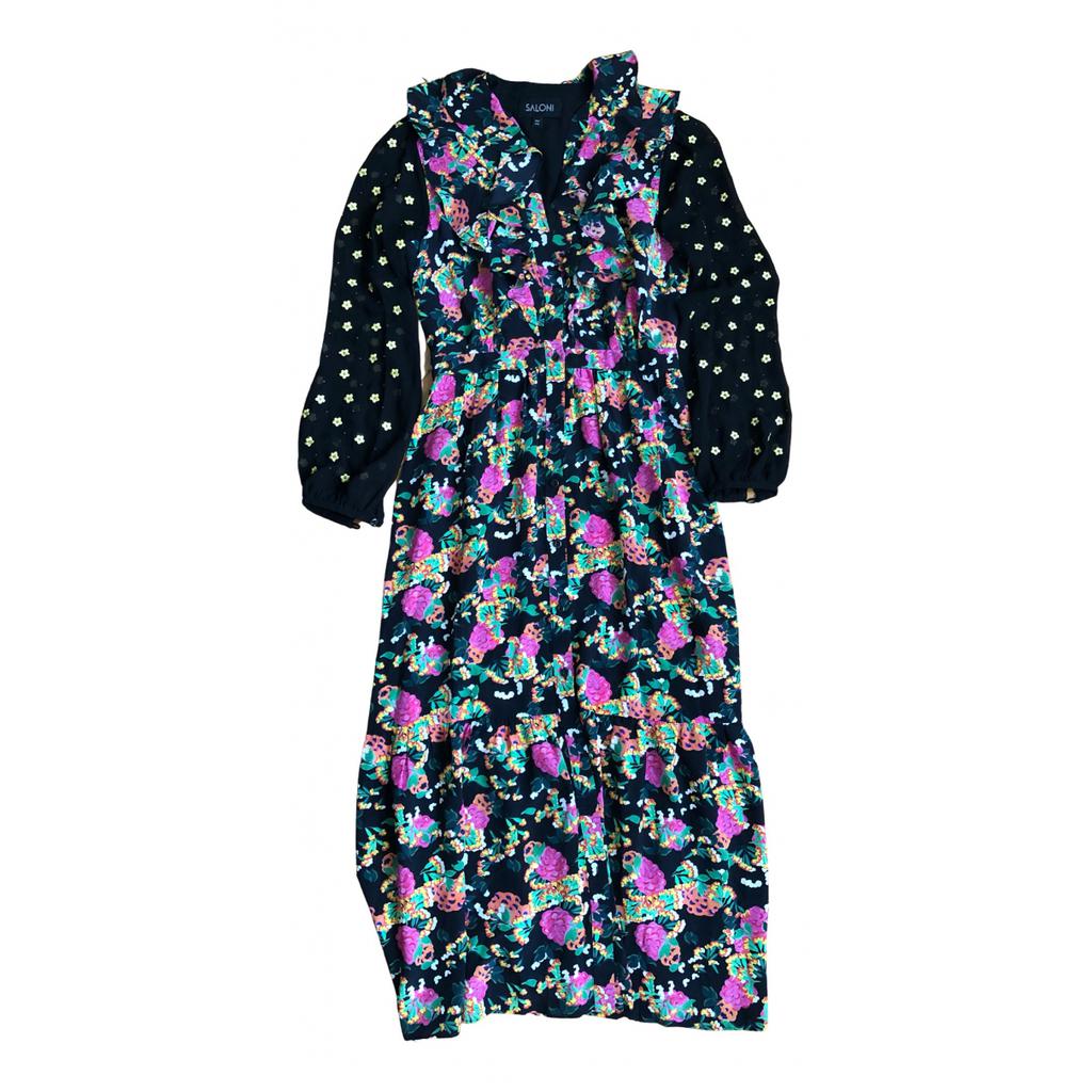 Saloni Saloni Silk maxi dress