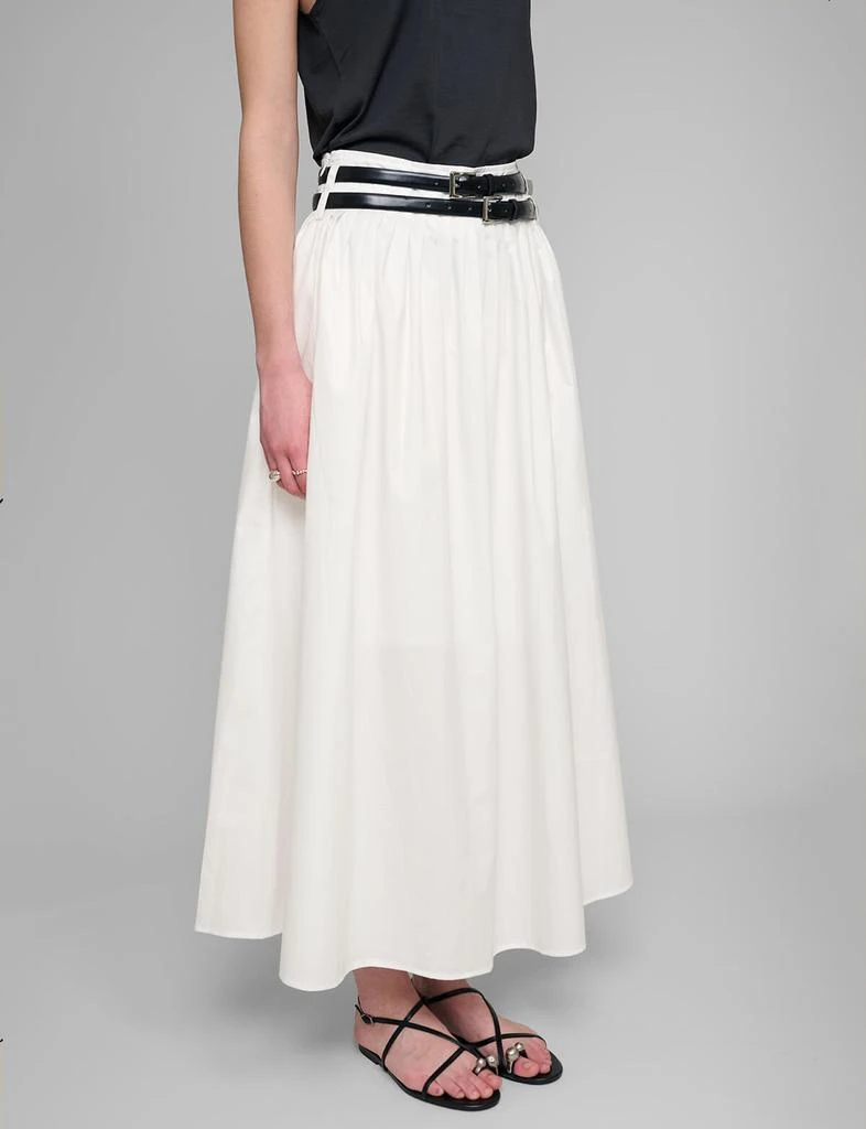 Pixie Market Thea White Double Belted Skirt-BESTSELLER 3