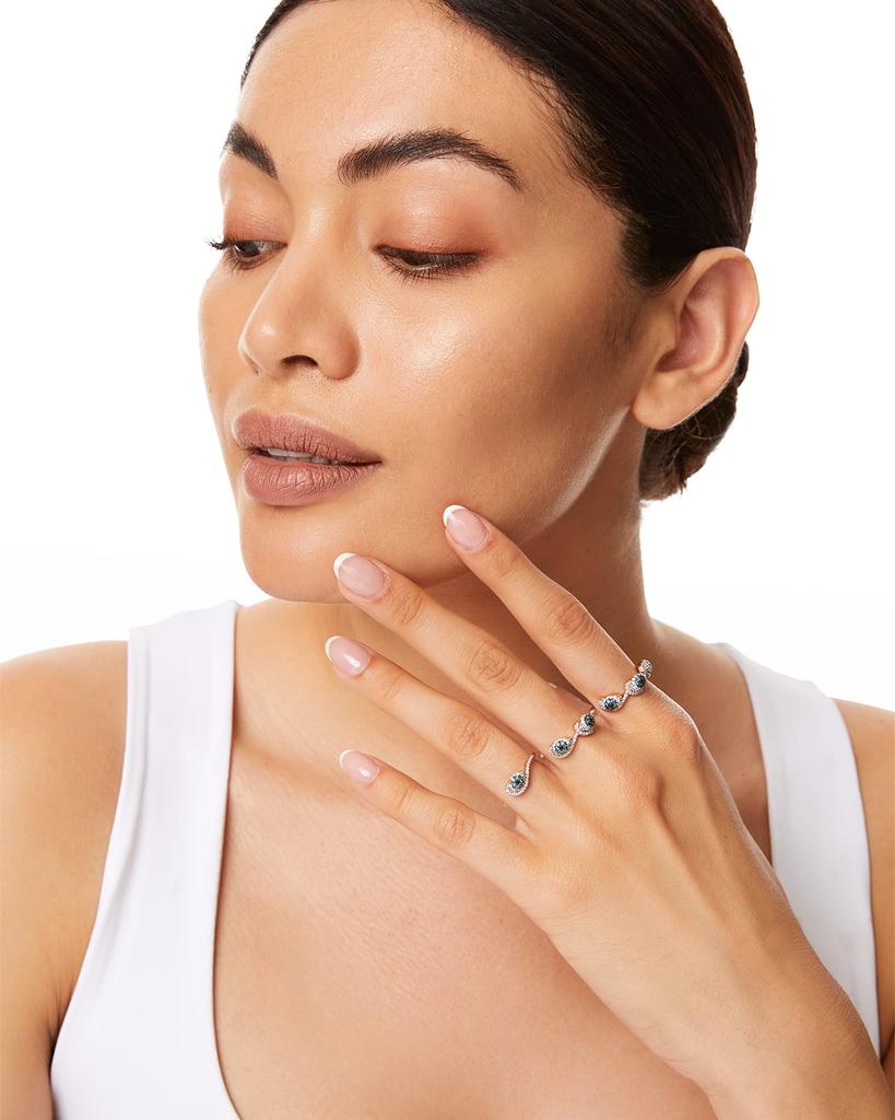 Bee Goddess Eye Light Open Ring
