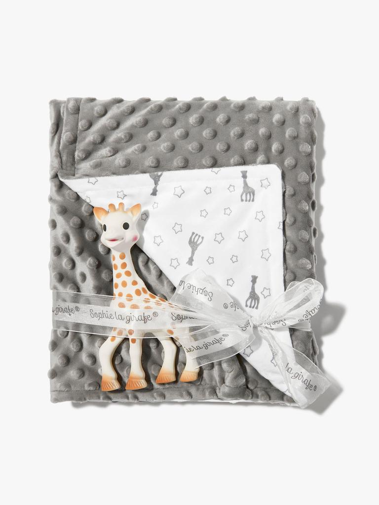 Sophie la Girafe Sophie La Girafe Baby Sophie'doux Blanket Gift Set in Grey