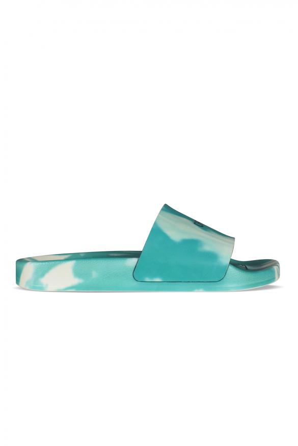 Off-White Tie-Dye Pool Slides