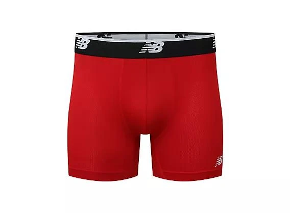 New Balance Mens Mesh 5 Inch Boxer Brief No Fly 3 Pack 3