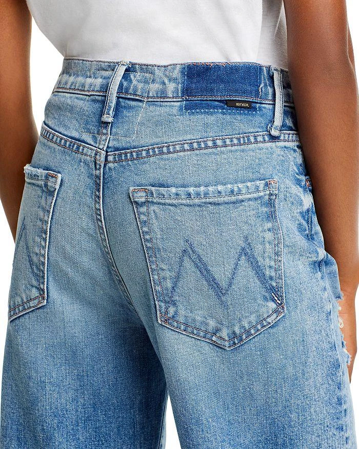 MOTHER The Sidestepper Sneak Chew Jeans in Stfu 5