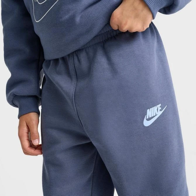NIKE Little Kids' Nike Futura Fleece Sweatshirt and Jogger Pants Set 6