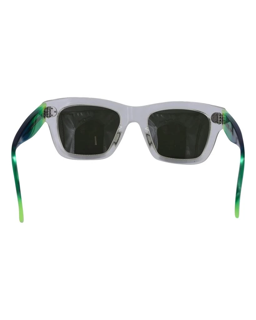 Celine Celine Square Sunglasses in Green Plastic 5