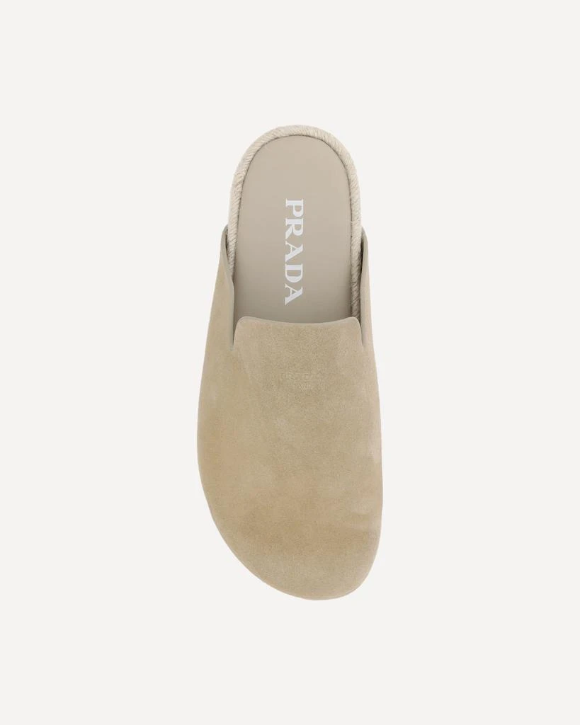 Prada Suede leather Sabots 6