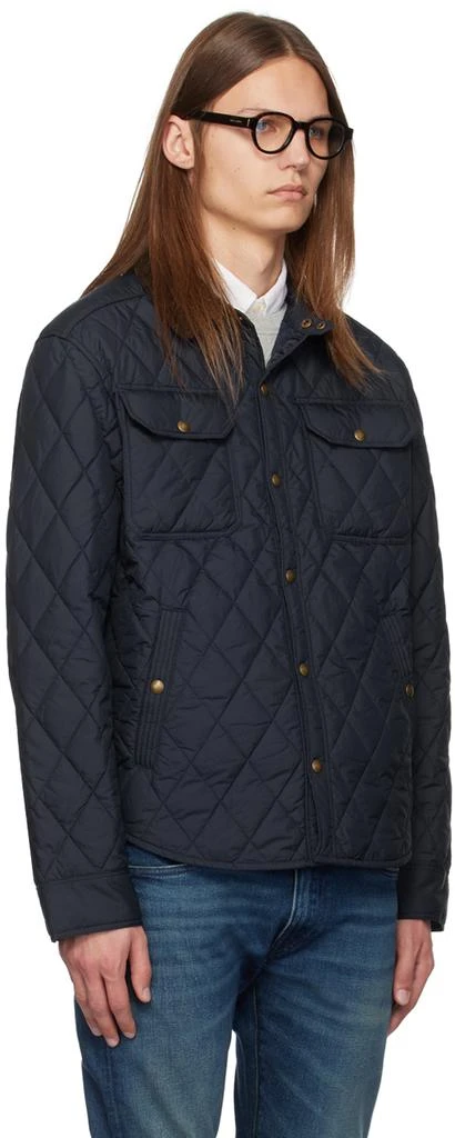 Ralph Lauren Navy Quilted Jacket 2