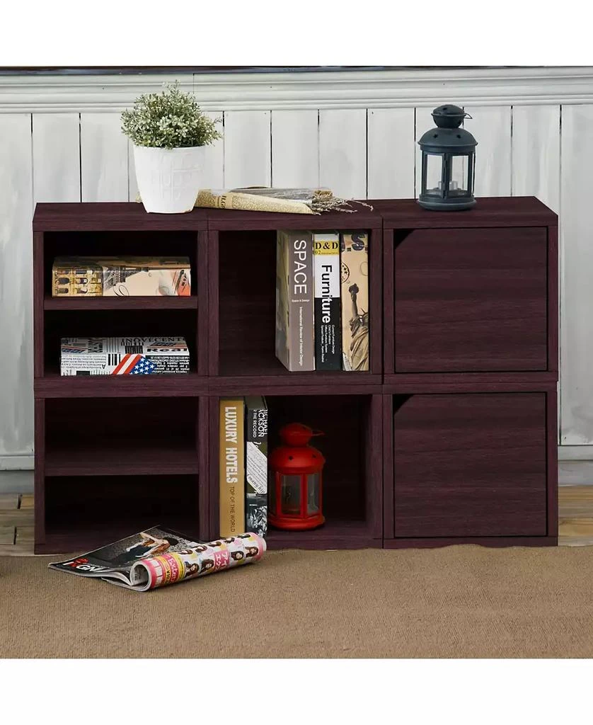 Way Basics Eco Stackable Connect Storage Cube with Door 12