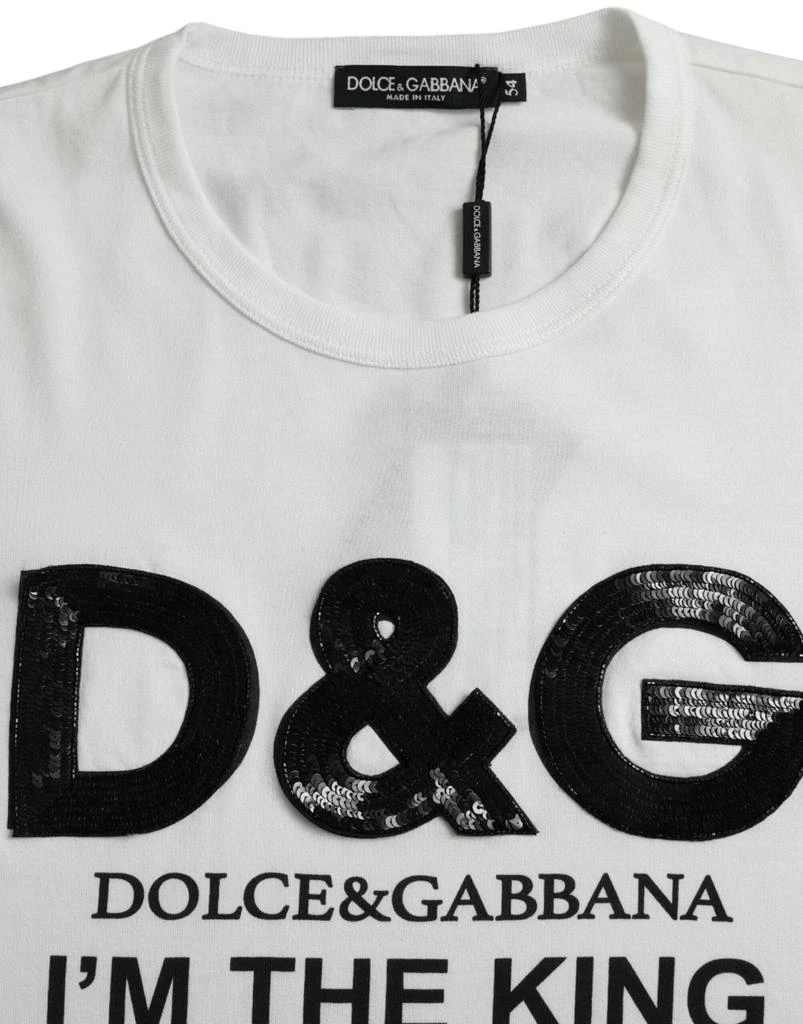 Dolce & Gabbana Dolce & Gabbana  D&G King Print Cotton Crewneck Men's T-shirt 3