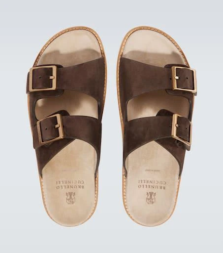 Brunello Cucinelli Suede slides 4