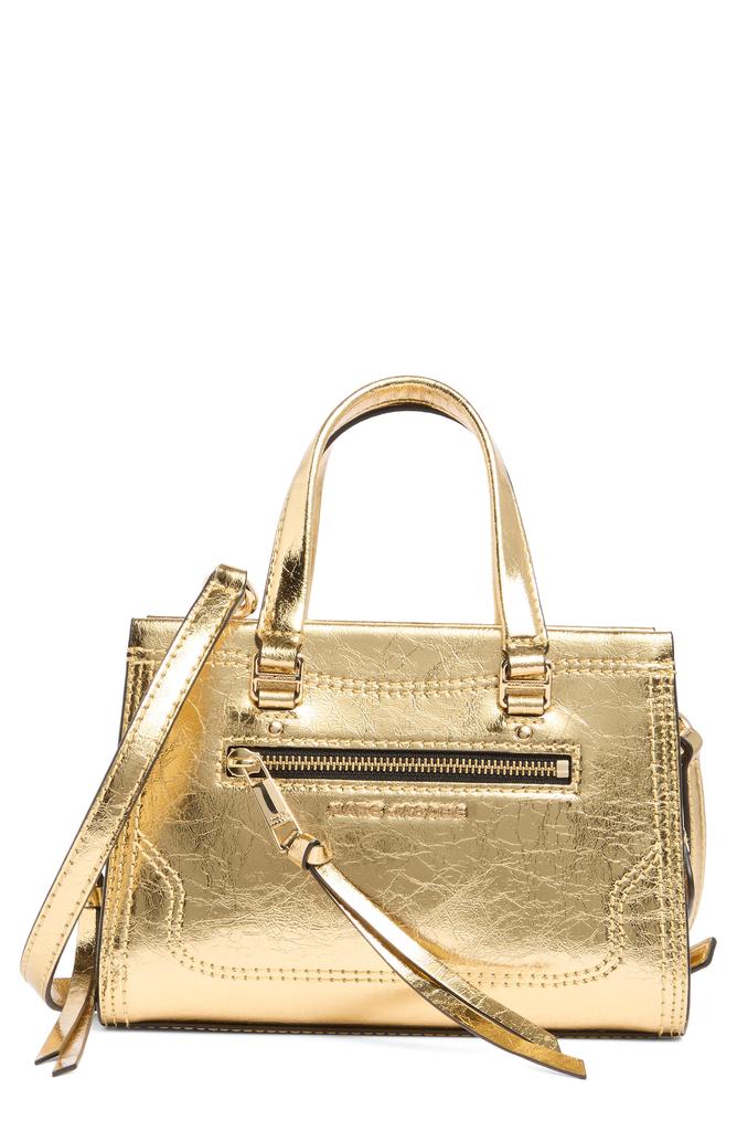 Marc Jacobs Small Crinkle Cruiser Metallic Satchel