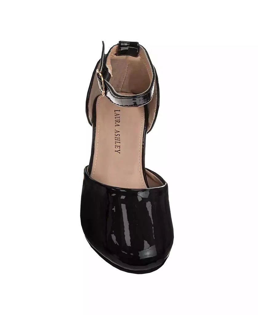 Laura Ashley Little and Big Girls Low Heeled Dress Shoe 5