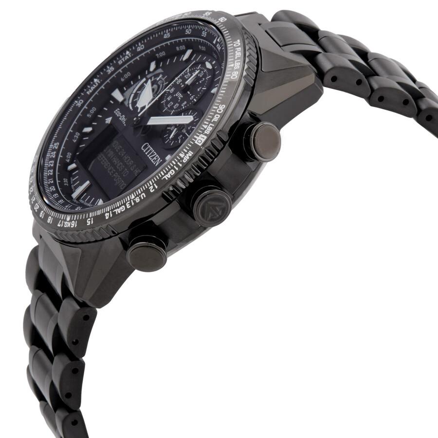 Citizen Promaster Skyhawk U830 Analog-Digital Black Dial Men's Watch JV2005-58E