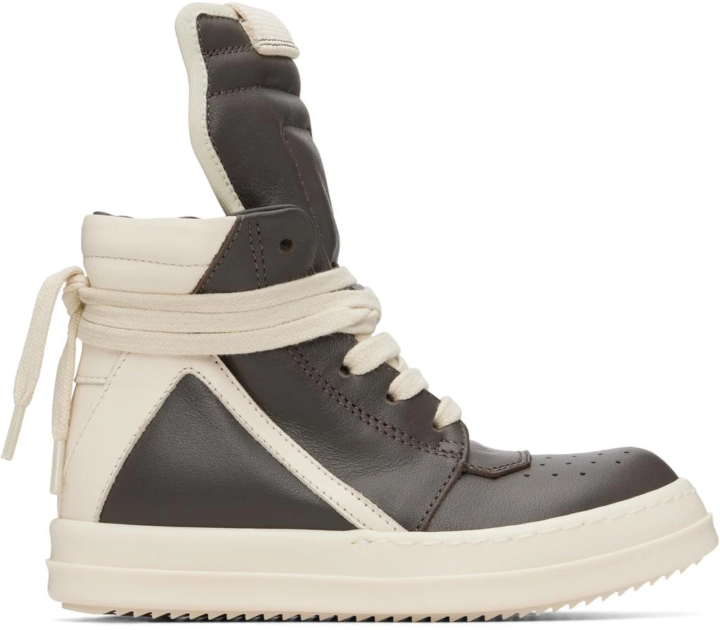 Rick Owens Kids Gray Geobaskets Sneakers