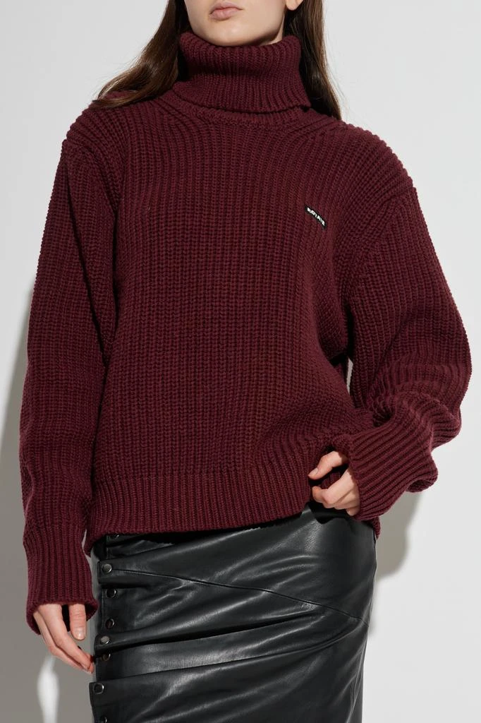 ROTATE Birger Christensen Turtleneck with logo 3