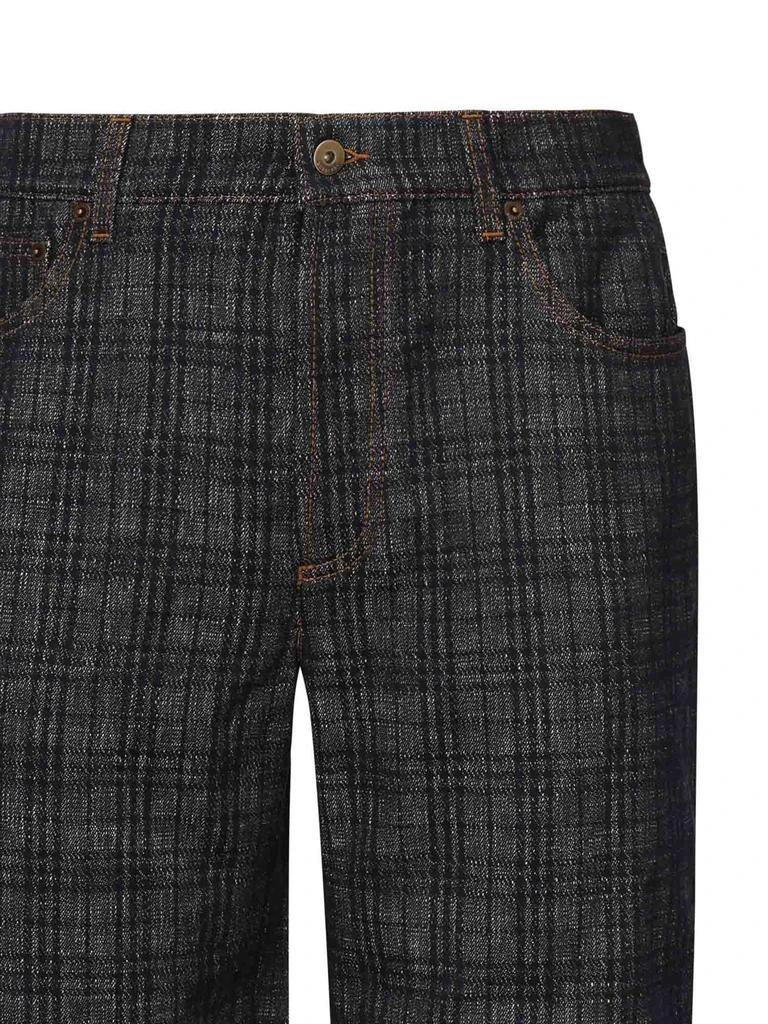 Burberry Burberry Loose Check Denim Jeans 3