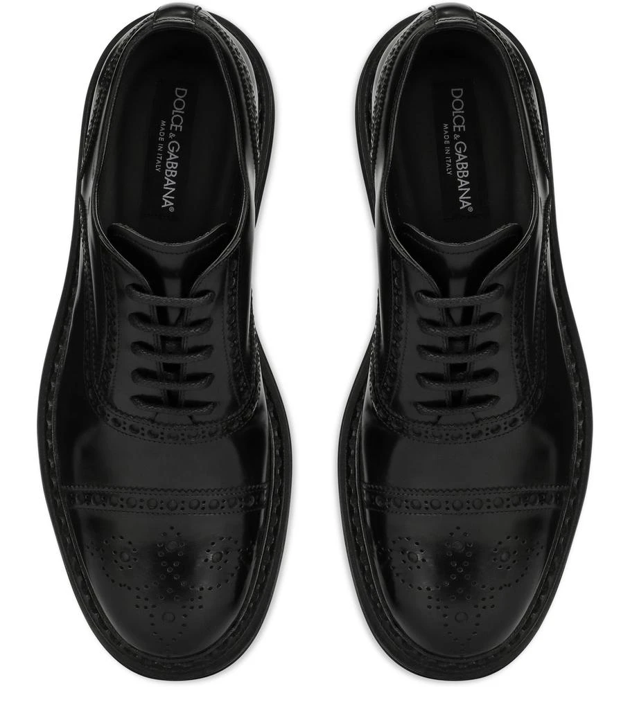 Dolce & Gabbana Brushed Calf Leather Oxford Shoes 5