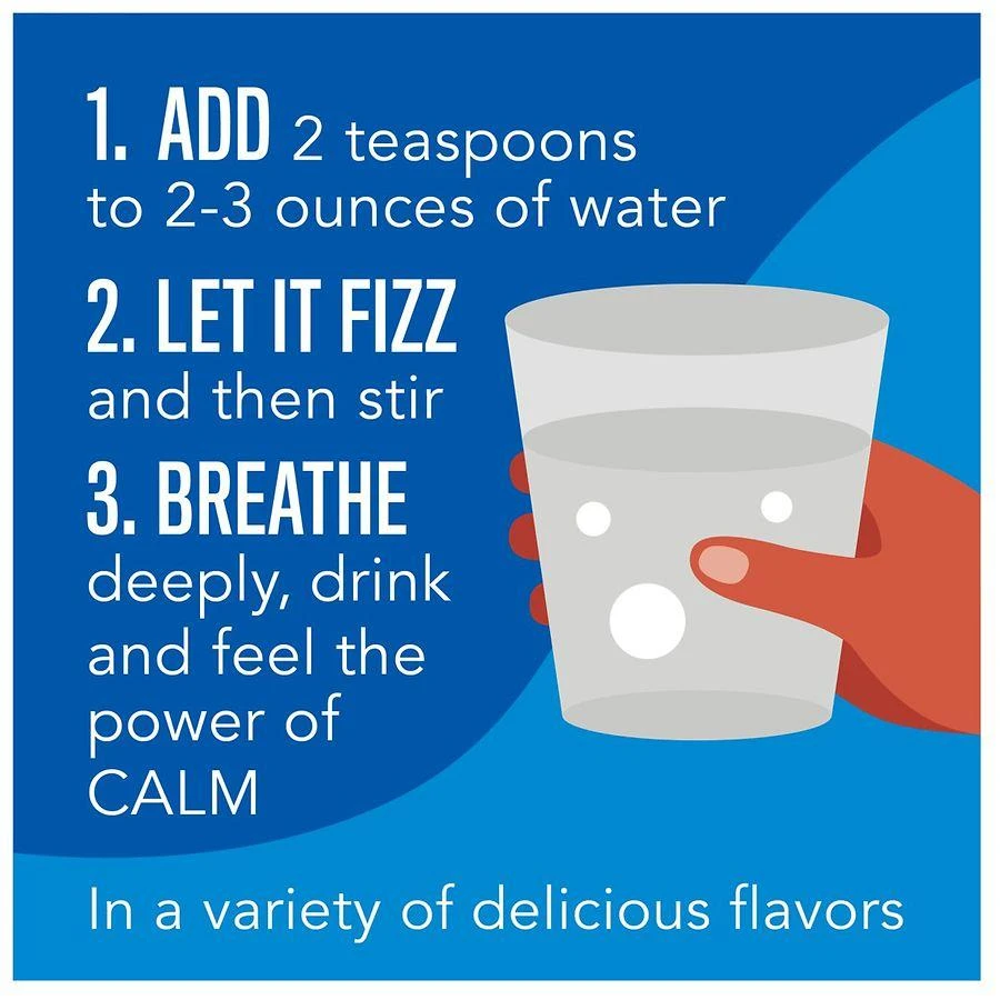 Natural Vitality Magnesium Supplement Drink Mix Raspberry Lemon 6