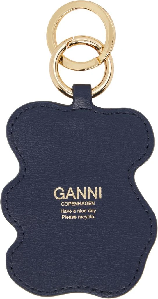 Ganni Black 
Brown Joy Bear Keychain 2