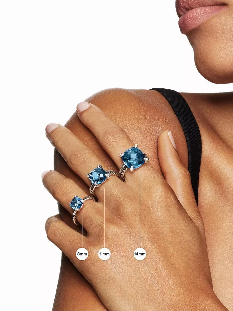 David Yurman Chatelaine® Ring in 18K Rose Gold 8