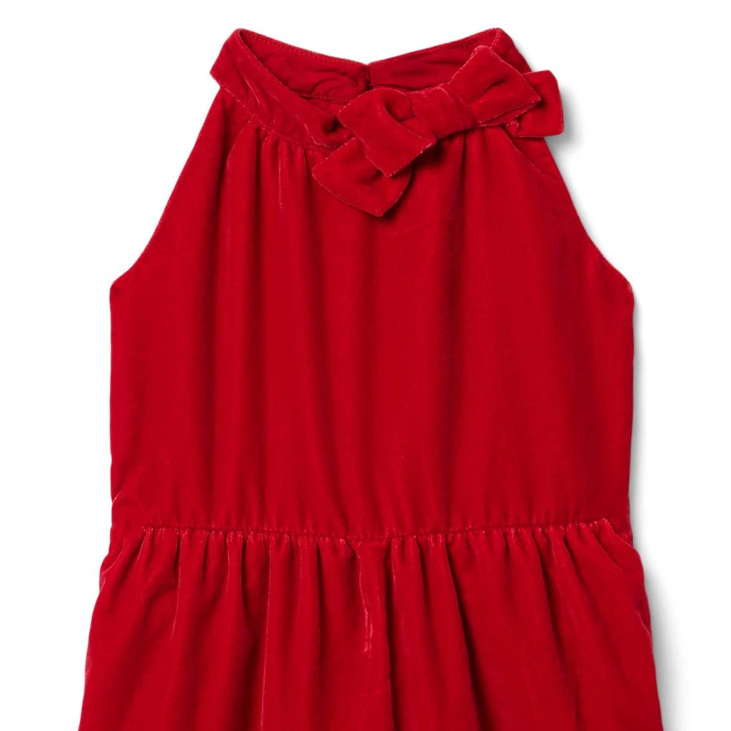 Janie and Jack Velour Romper (Toddler/Little Kids/Big Kids) 3