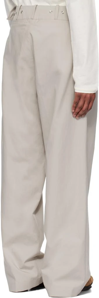 Kiko Kostadinov Off-White Navin Wide Trousers 3
