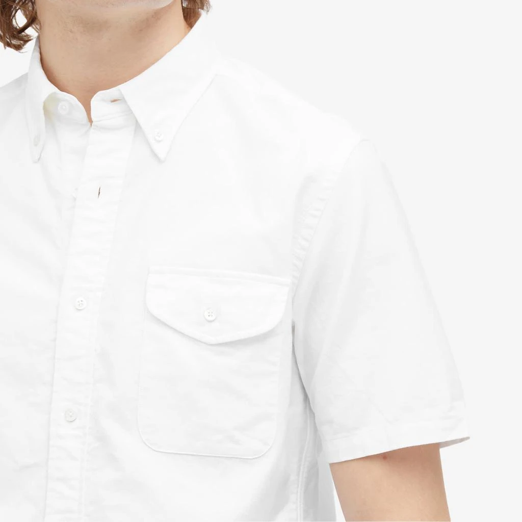 BEAMS PLUS Beams Plus Button Down Short Sleeve Oxford Shirt 5