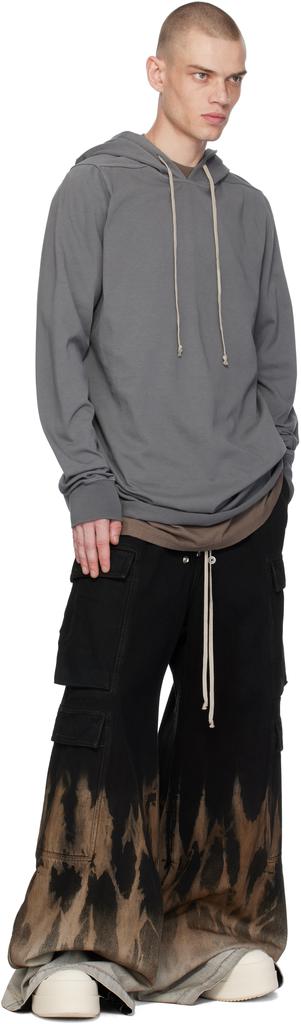 Rick Owens Black Porterville Double Jumbo Belas Cargo Pants