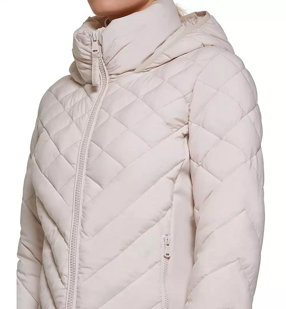 Calvin Klein Womens Side-Panel Hooded Packable Puffer Coat, Created for Macys 4