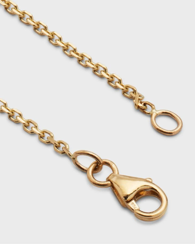 Anita Ko 18K Yellow Gold Pear Diamond Pendant Necklace 4