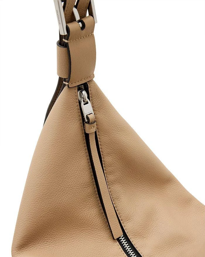 ALL SAINTS Half Moon Leather Shoulder Bag 7
