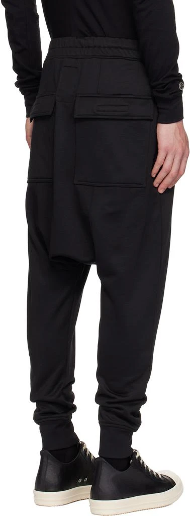 Rick Owens Black Champion Edition Prisoner Drawstring Sweatpants 3