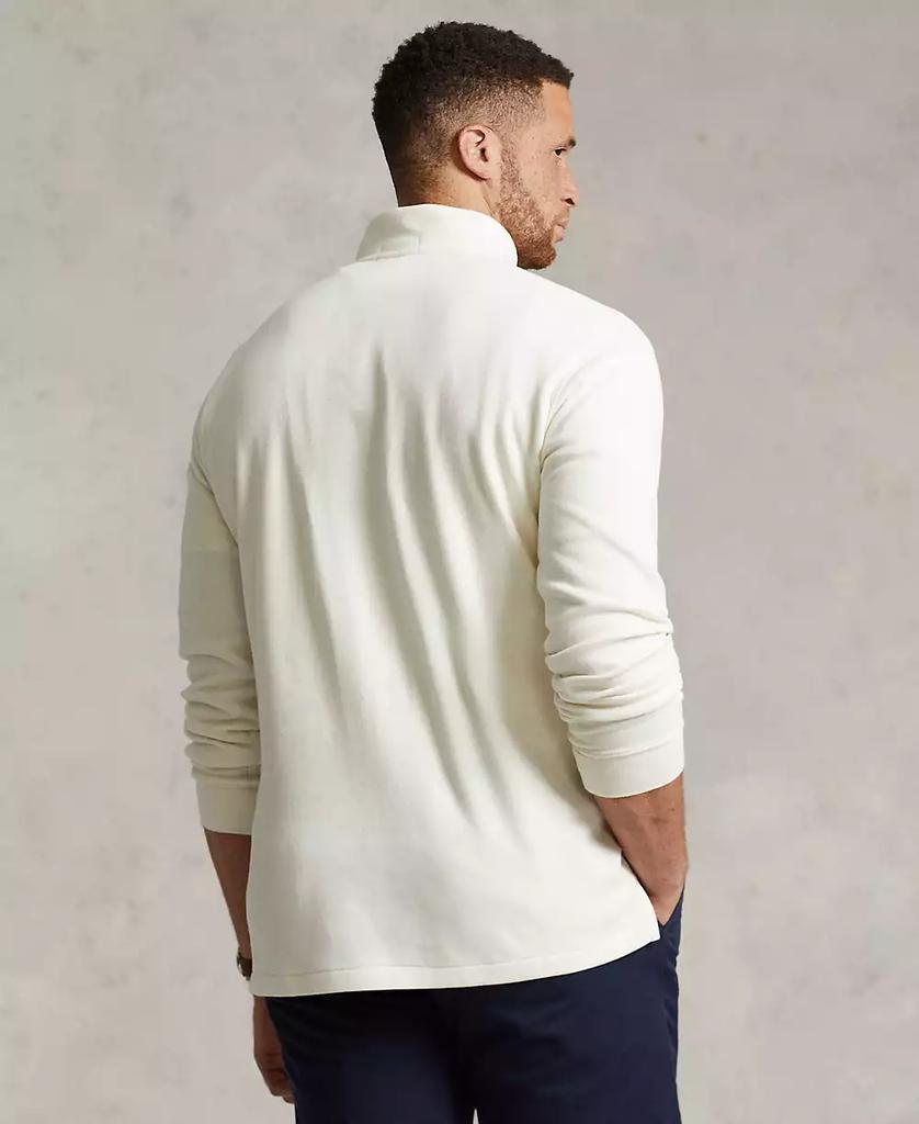 Ralph Lauren Men's Big & Tall Estate-Rib Quarter-Zip Pullover