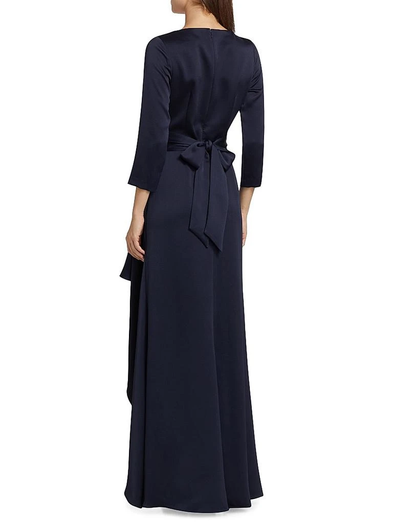 krisa asymmetrical dress krisa High-low Ruched Dress