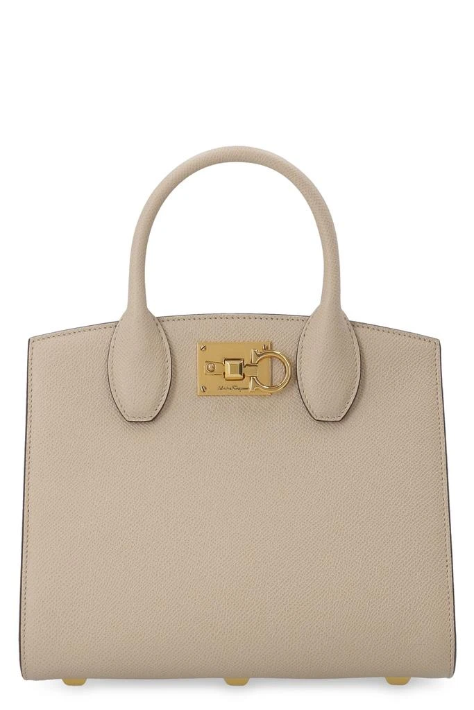 Salvatore Ferragamo Studio Box Leather Handbag 1