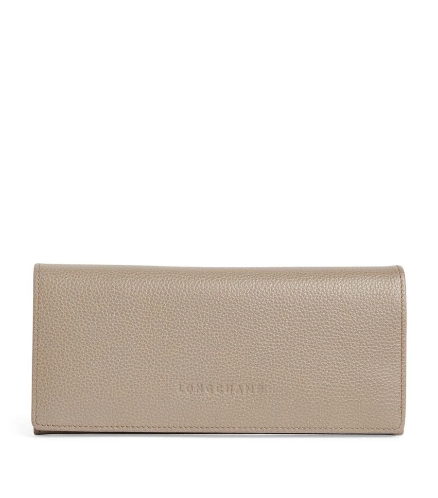 Longchamp Leather Le Foulonné Continental Wallet 1